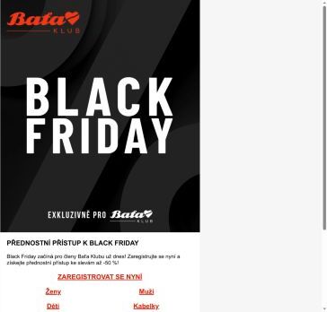 BLACK FRIDAY🚨PŘEDNOSTNÍ PŘÍSTUP