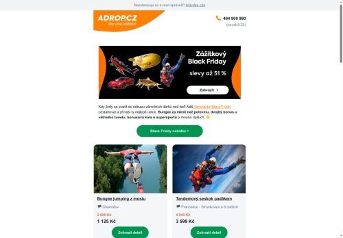 Slevy až 51 % - to je Black Friday na Adropu!