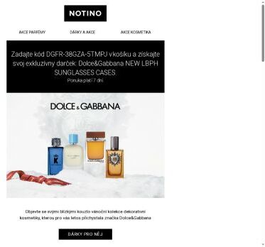 Oslavte svátky se značkou Dolce&Gabbana