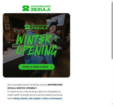 Jak se vydařil SNOWBOARD ZEZULA WINTER OPENING 2025? ❄️