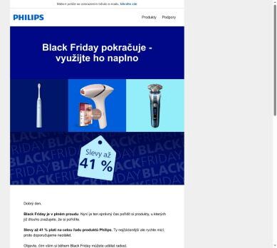 Black Friday pokračuje – využijte slev až 41 %