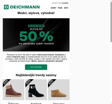 Zimní obuv za tyto ceny!? Black Week je tu! 😱