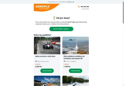 Poslední šance chytit slevu roku ⏱️