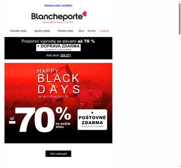 Black Days = nejnižší ceny roku