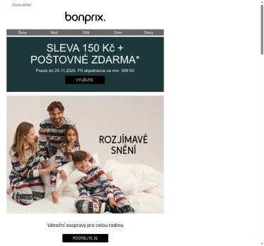 Ušetřete 150 Kč a získejte poštovné zdarma