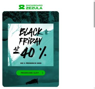 ❄️Vybav se na zimu v Black Friday!