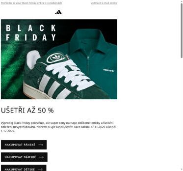 SLEVY AŽ 50 %. Online i v prodejnách