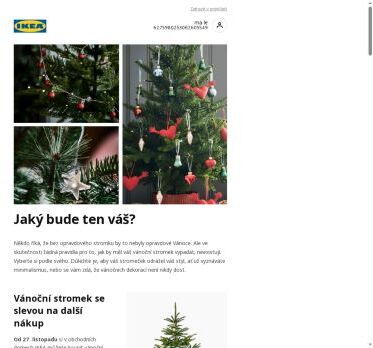 Živé vánoční stromky už dorazily do IKEA!