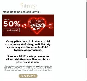 Black Friday víkend je tady, Spousta dárků a slevy až 50%.