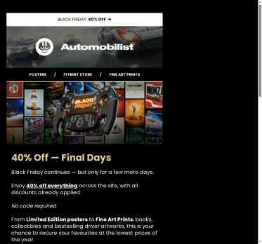 🏁 40% Off Ends Monday