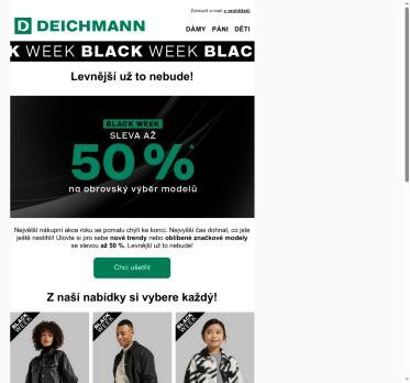 Teď, nebo nikdy! Black Week už jen do zítřka 🖤🤑