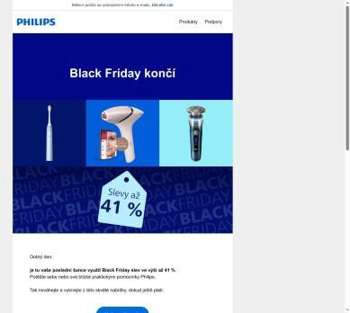 Poslední šance – Black Friday končí! ⏳