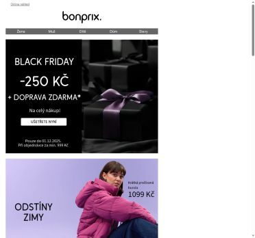 Pouze krátce: 250 Kč sleva na VŠE 🌟