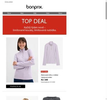 Naše TOP DEALS týdne