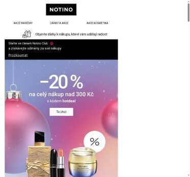 Přinášíme vám −20 % na celý nákup