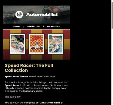 The Complete Speed Racer Collection Has Arrived