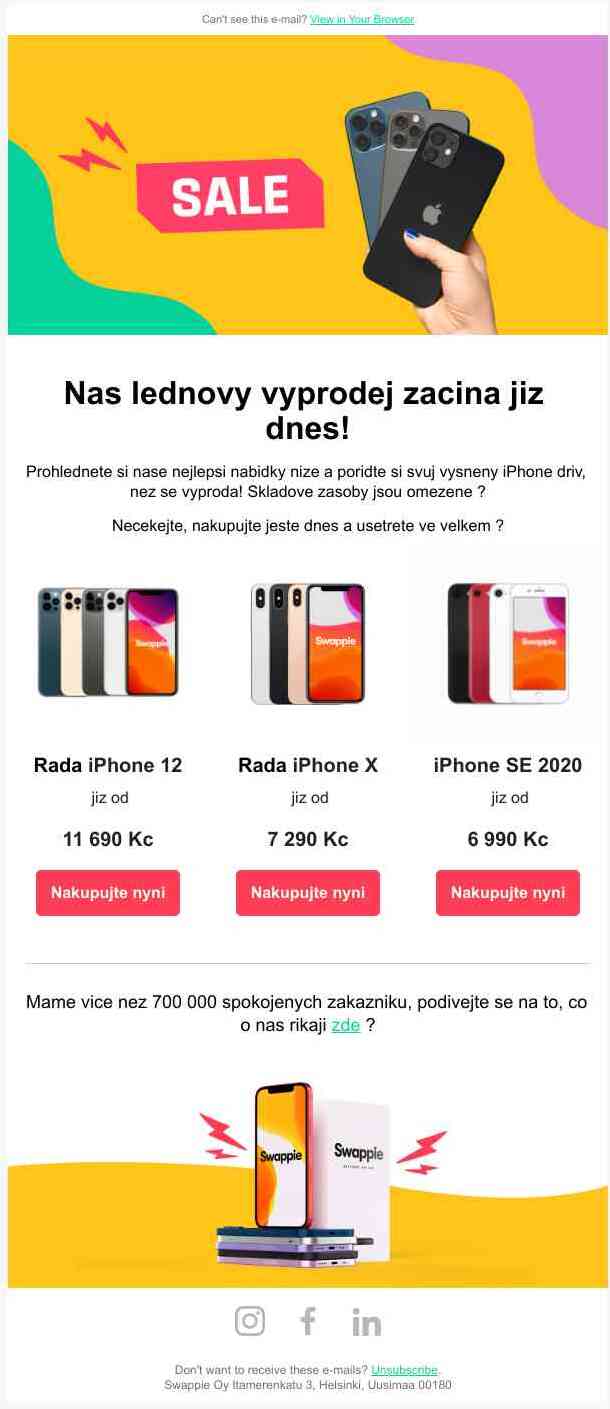 Lednové výprodeje jsou ZDE
