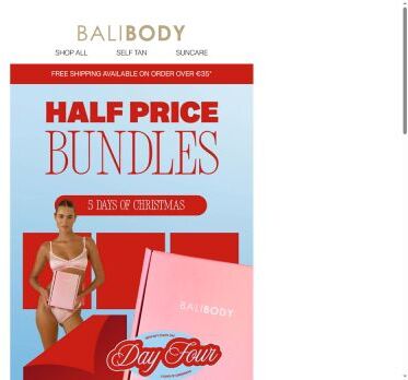 DAY 4 🎄 HALF PRICE. No, Seriously.