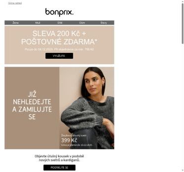 Využíijte svou poukázku ⏰ | Nové útulné svetry