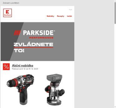 Parkside Performance - od 8. 12. do 14. 12. 2025