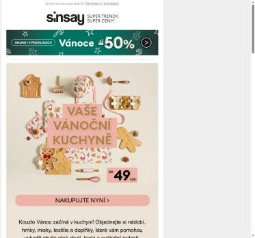 🎄 VÁNOČNÍ KUCHYNĚ od 49 CZK 🍽️