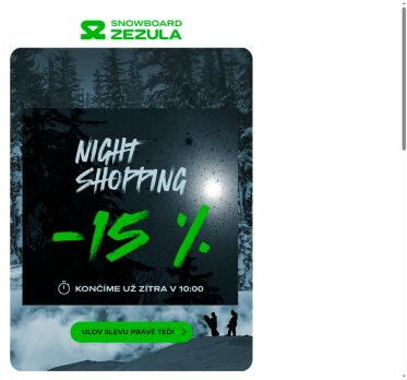 Právě TEĎ startuje Night Shopping! 🌙