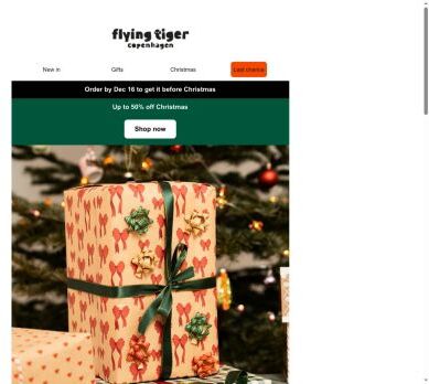 Christmas shopping just got a lot more festive
 🎄🎁