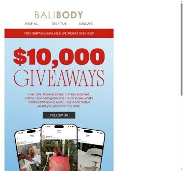 $10K worth of giveaways. Are you in? 👀