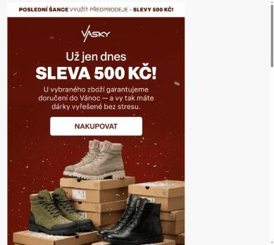 O půlnocí končí sleva