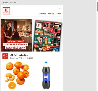 Mandarinky a Pepsi Cola v akci - již od středy!