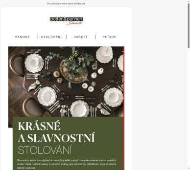 Slavnostní stolování v hlavní roli.