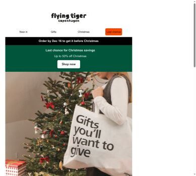 Hurry, 50% off Christmasends soon 🎅🏻⏳