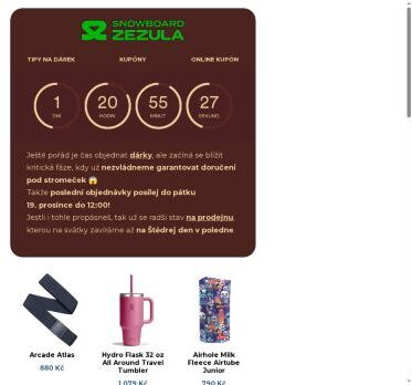 🎁 Objednávky pod stromeček už jen do pátku!