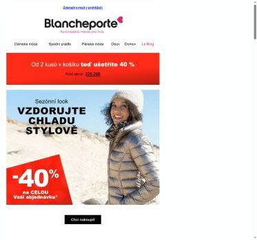 -40 % na hřejivou módu