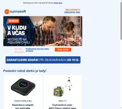 Poslední nálož dárků je tady!