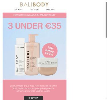 Essentials Under €35 🤎 Glow for Less