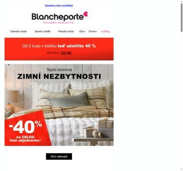 -40 % | Hřejivý bytový textil