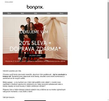 DĚKUJEME 💝 20% sleva + doprava zdarma