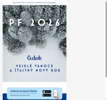 Děkujeme, že cestujete s Čedokem. Krásné svátky! 💙