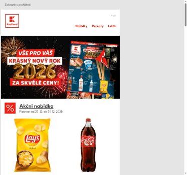 Brambůrky a Coca-Cola v akci - již od soboty!