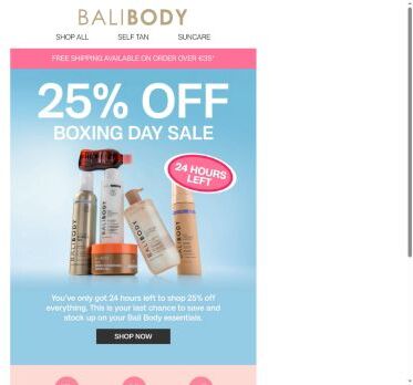 Final Call: 25% Off Everything ⏰