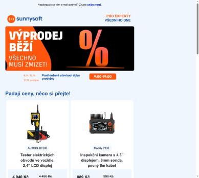 Padají ceny, něco si přejte!