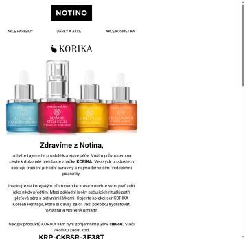 Exkluzivně: –20 % od KORIKA