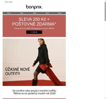 Silvestrovský speciál: 250 Kč sleva a doručení zdarma