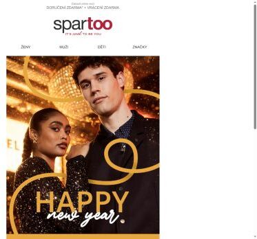 🎆 Celý tým Spartoo vám přeje šťastný nákupní rok!