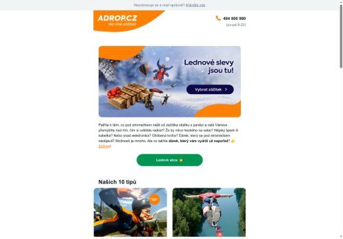 Lednové slevy jsou tu! 🎉