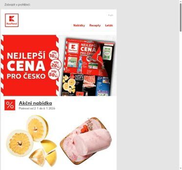 Pomelo a šunka v akci - Již od pátku!