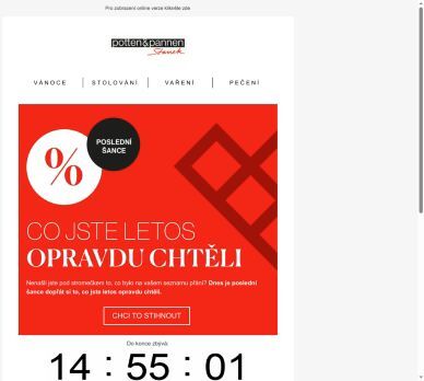 Povánoční výprodej dnes končí.