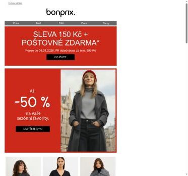 Ušetřete 150 Kč a získejte doručení zdarma