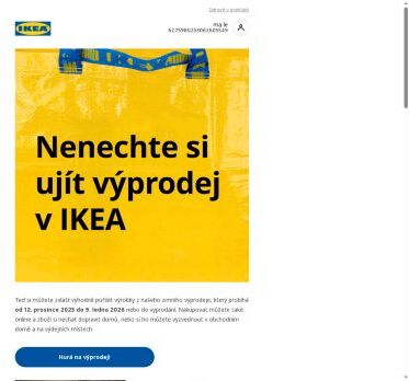Pospěšte si na výprodej v IKEA!